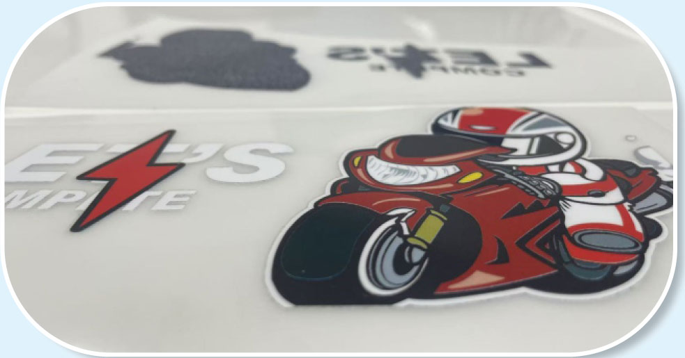 白墨打印烫画膜